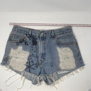 Furst of a Kind Levi’s 501 Graffiti Shorts Sz 30